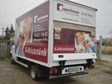 Autó feliratozás, reklám, matricázás, fóliázás Győr-Moson-Sopron, nyomtatás